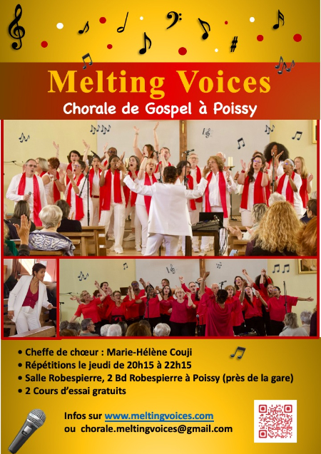 La rentrée Melting Voices&nbspReprise des cours pour tous, anciens et nouveaux, le jeudi 11 Septembre 2025